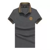 versace vintage logo t-shirt col stripe gray